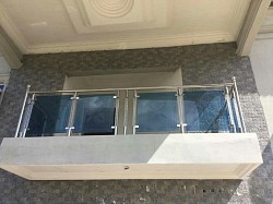 crystals Rail with glass