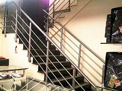 stairs stringing rails